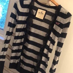 Hollister ruffle cardigan